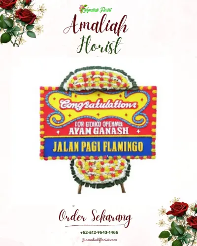 Bunga Papan Congratulation di Karang Pule